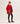 Manteau oversize en laine bouillie - Rouge