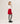 Jupe courte en laine bouillie - Rouge