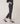 Pantalon cigarette en maille milano - Gris Foncé