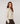 Short structured cardigan - Beige Chiné