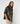 Chemise en cuir - Marron Ecorce