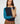 Pull col rond color block en laine mérinos - Marine
