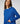 Pull col rond en laine mérinos - Bleu Azur