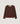Pull col rond en maille - Marron